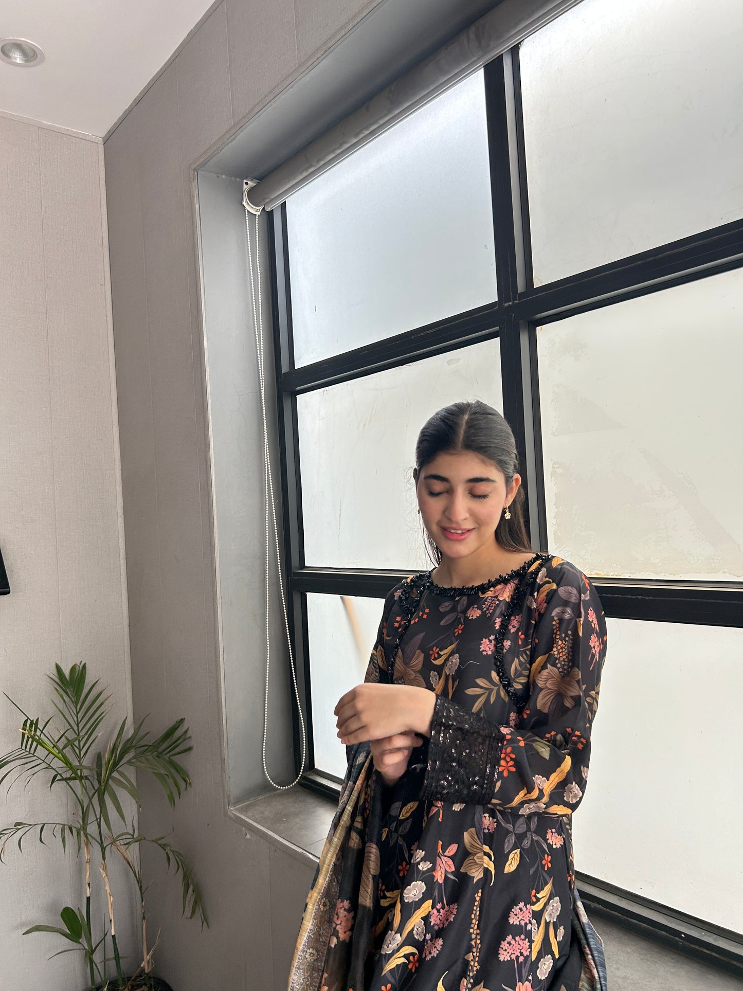 3 Piece Suit – Bana Dora with Printed Lawn Dupatta (Pret)