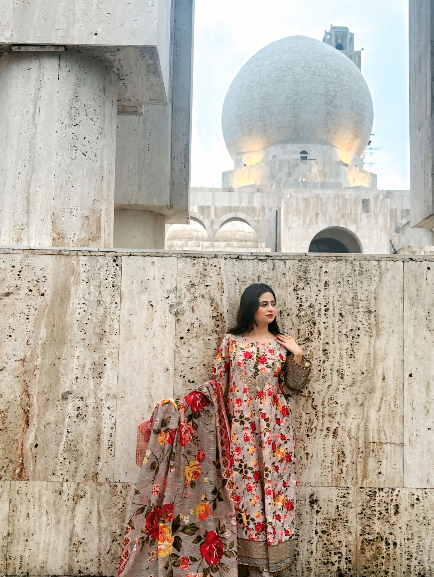 3 Piece Suit – Bana Dora with Printed Lawn Dupatta (Pret)