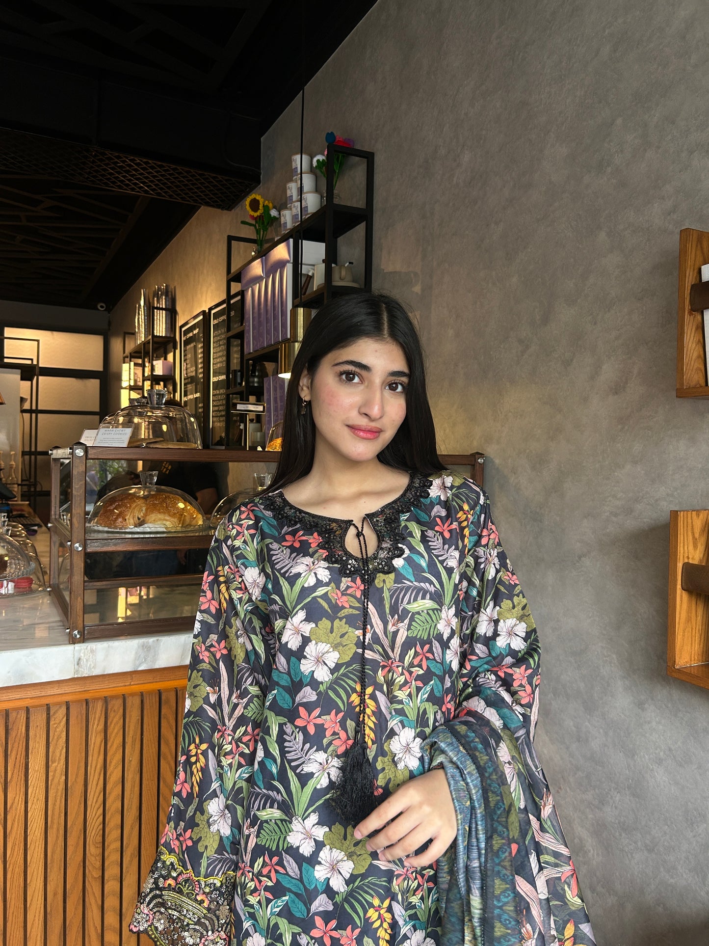 3 Piece Suit – Khadi Shirt & Trouser with Monar Dupatta (Pret)