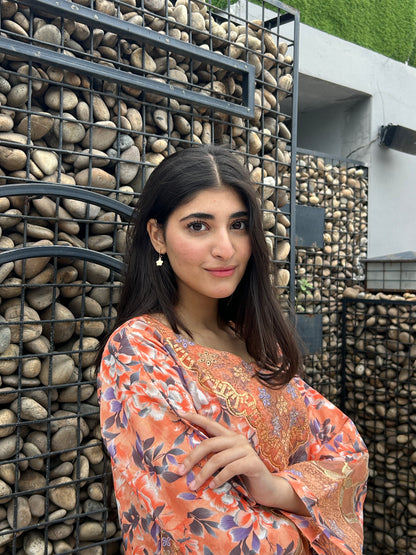 3 Piece Suit – Khadi Shirt & Trouser with Monar Dupatta (Pret)