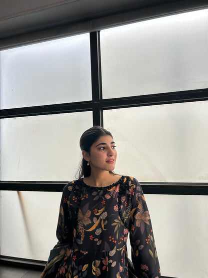 3 Piece Suit – Bana Dora with Printed Lawn Dupatta (Pret)
