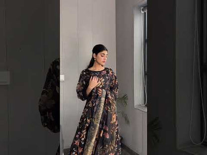 3 Piece Suit – Bana Dora with Printed Lawn Dupatta (Pret)
