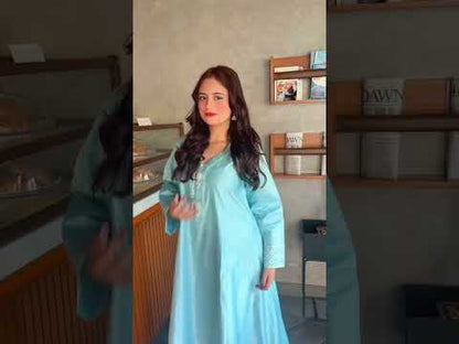 3 Piece Suit – Khadi Shirt & Trouser with Cot Ray Shawl (Pret)